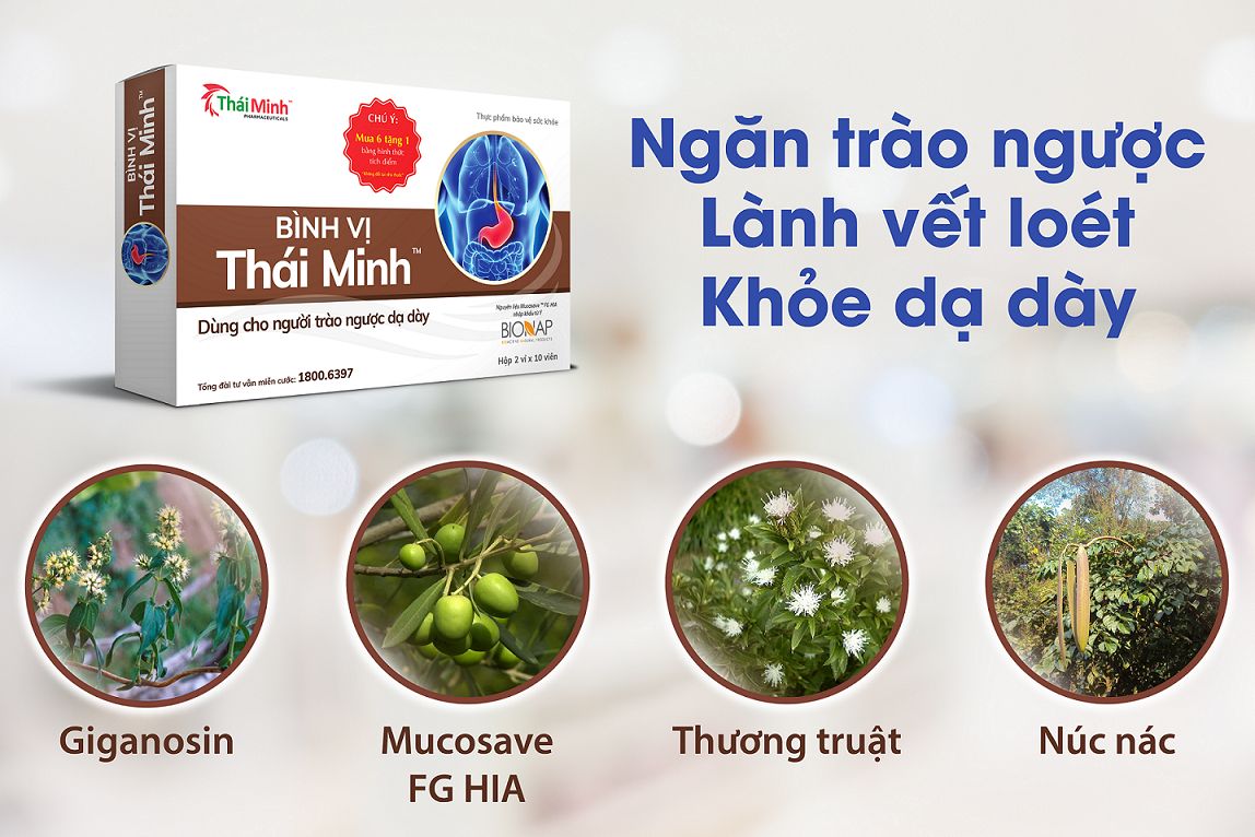 Bình Vị Thái Minh – Khắc tinh của viêm loét, trào ngược dạ dày 1