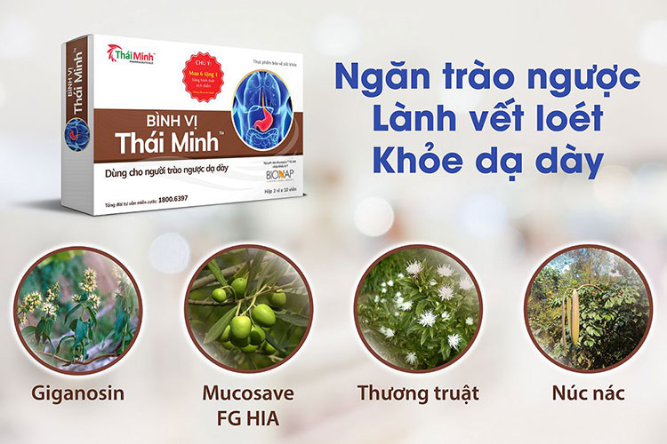 Bình vị Thái Minh- Hỗ trợ điều trị viêm loét dạ dày tái phát 1