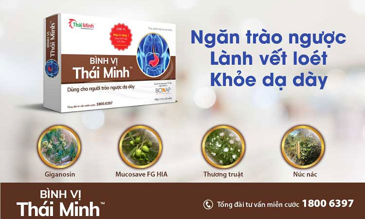 Bổ sung Bình vị Thái Minh- hỗ trợ điều trị và phòng ngừa viêm loét dạ dày 1