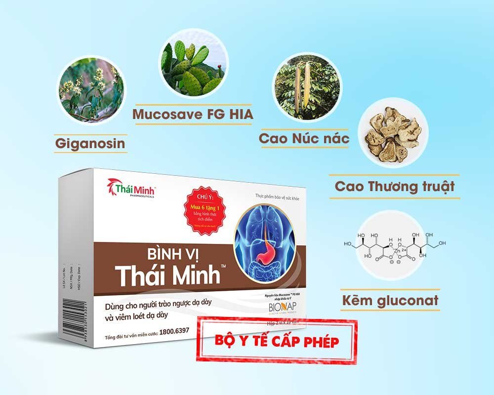 Trào ngược, viêm loét và đau dạ dày - Tại sao nên chọn Bình Vị Thái Minh? 3