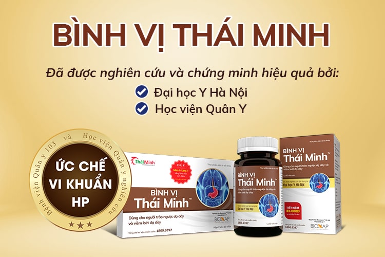 Bình Vị Thái Minh – Giải pháp cho người trào ngược và viêm loét, đau dạ dày 2