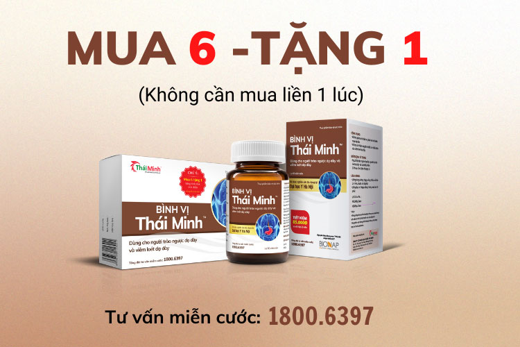 Bình Vị Thái Minh: Mua 6 tặng 1 bằng hình thức nhắn tin tích điểm (không cần mua liền 1 lúc)