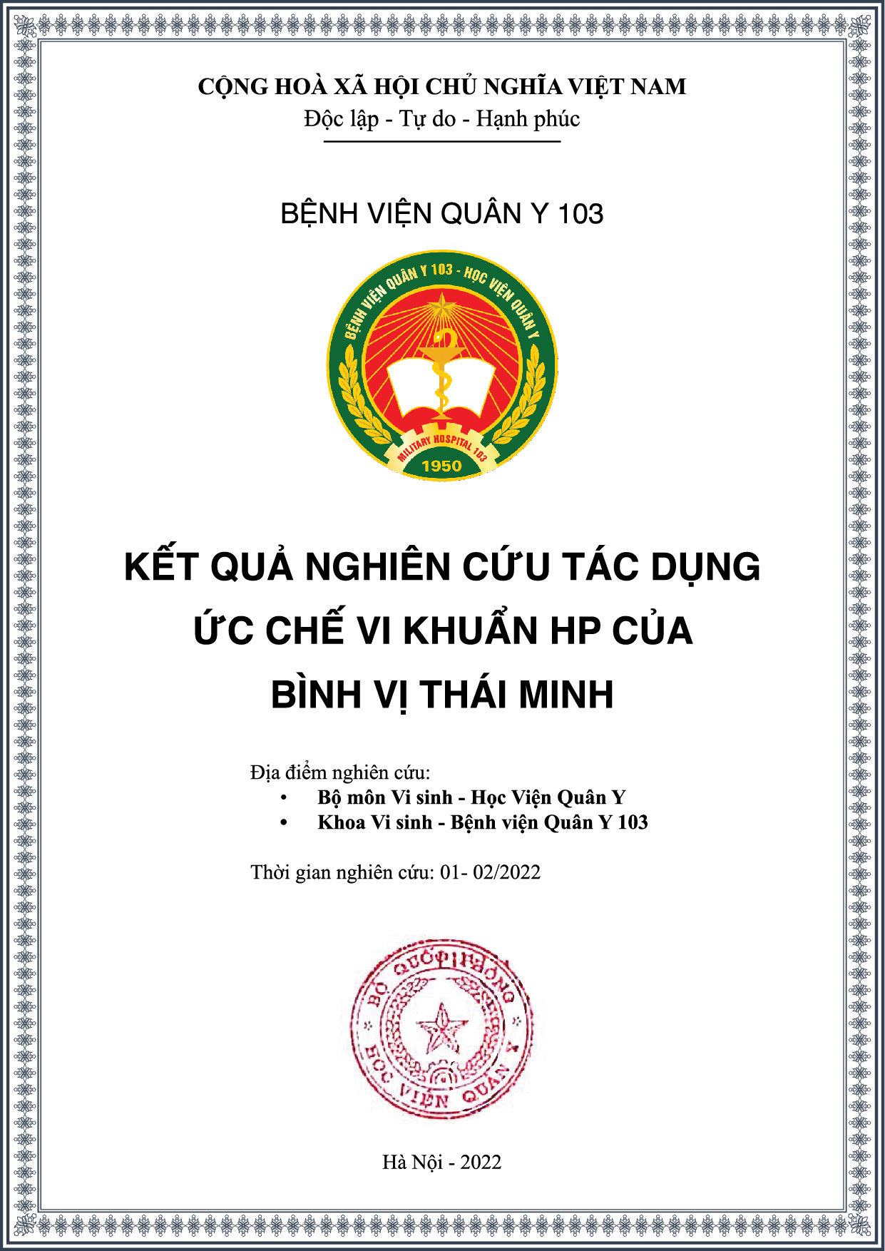 Bình Vị Thái Minh – Sản phẩm dạ dày hàng đầu Việt Nam  2