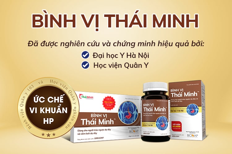 Hiệu quả của Bình Vị Thái Minh đã được nghiên cứu chứng minh  2