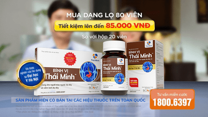 Bình Vị Thái Minh - Sản phẩm dạ dày hàng đầu Việt Nam được chuyên gia khuyên dùng 1